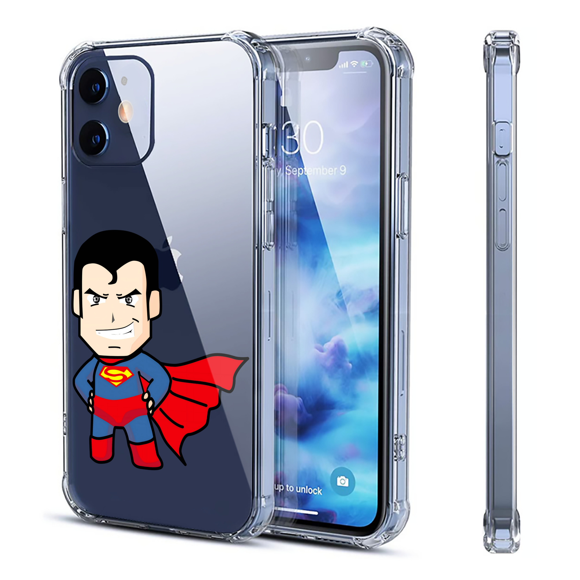 （画像用） アベンジャーズ The Avengers 【iPhone 12シリーズ対応】透明スマホケース（クリアソフトケース）